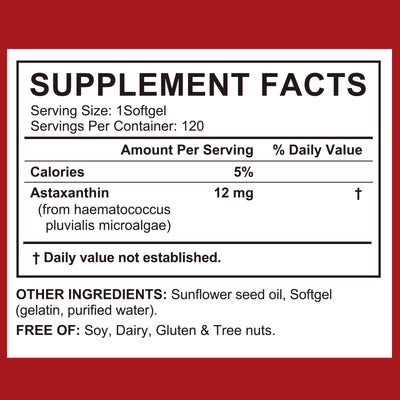 Triple Strength Astaxanthin | 30 Softgels