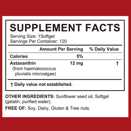 Triple Strength Astaxanthin | 30 Softgels